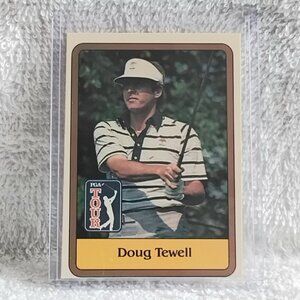 5/$20 E/NM 1981 Donruss Golf Inaugural Doug Tewell PGA Tour Card 17!!